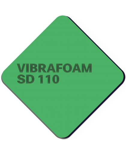 Эластомер Vibrafoam SD 110 (Зелёный силомер) 