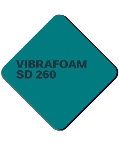 Эластомер Vibrafoam SD 260 (Бирюзовый силомер) 